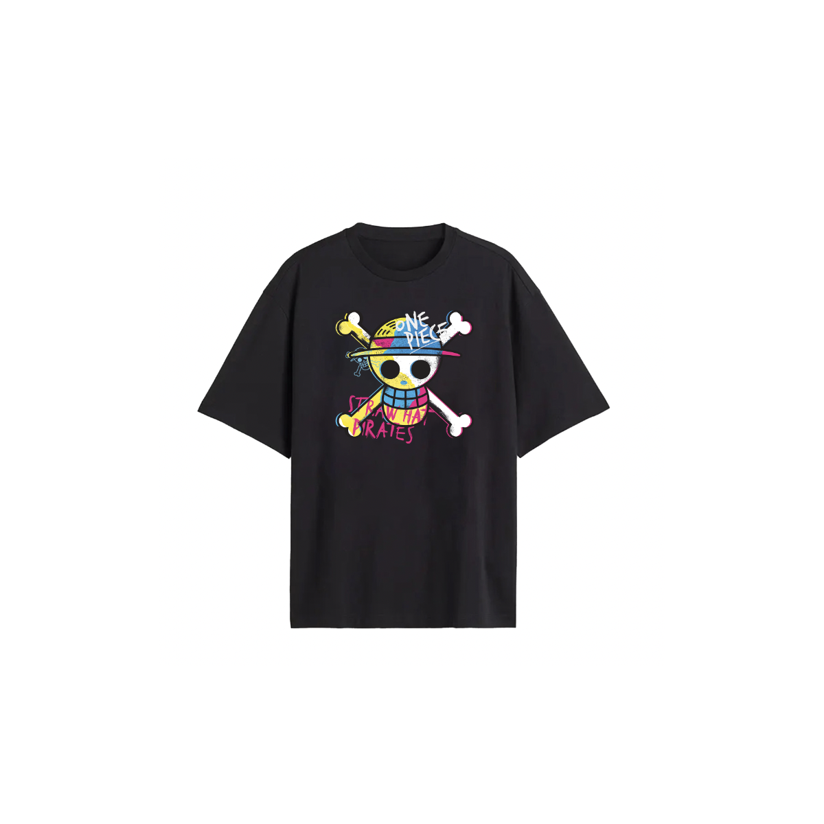 ONE PIECE - Straw Hat Pirate - T-Shirt Homme (L)
