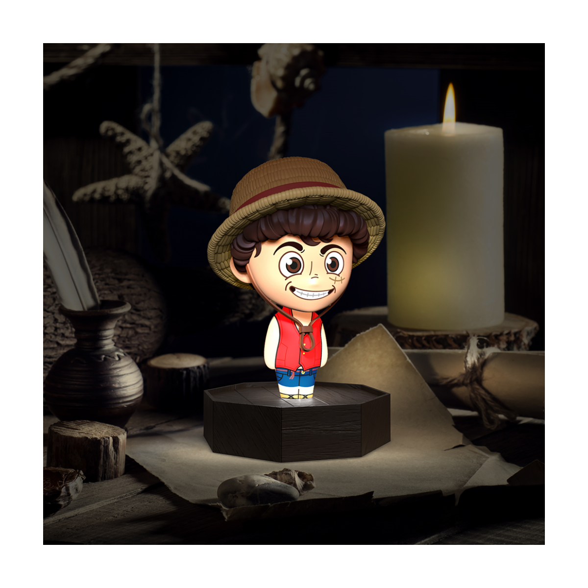ONE PIECE NETFLIX - Luffy - Lampe Icon 11cm