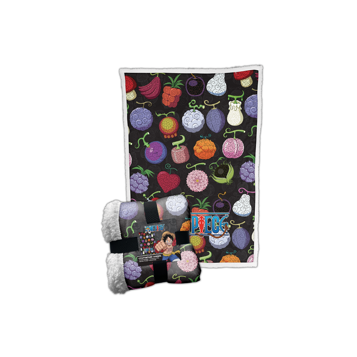 ONE PIECE - Fruits - Plaid Premium '100X150cm'