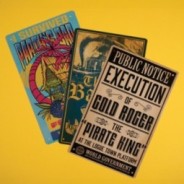 ONE PIECE NETFLIX - Set de 3 Plaques en Métal