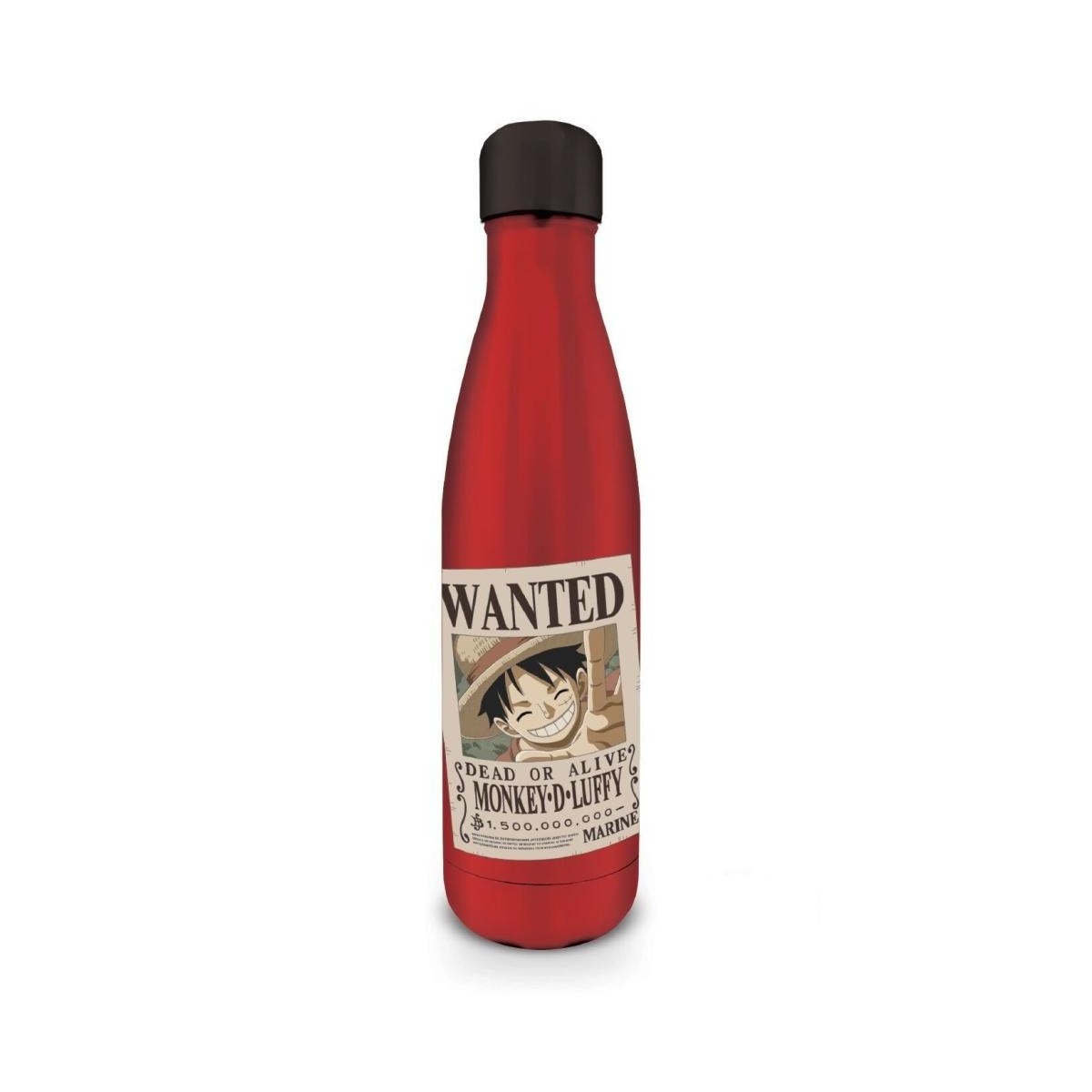 ONE PIECE - Luffy Wanted - Bouteille en métal - 540 ml