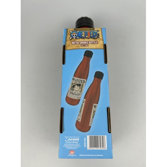 ONE PIECE - Luffy Wanted - Bouteille en métal - 540 ml