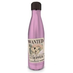 ONE PIECE - Chopper Wanted - Bouteille en métal - 540 ml