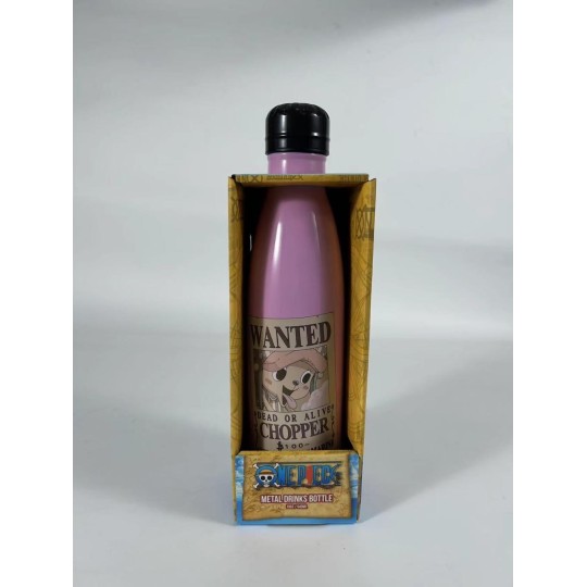 ONE PIECE - Chopper Wanted - Bouteille en métal - 540 ml