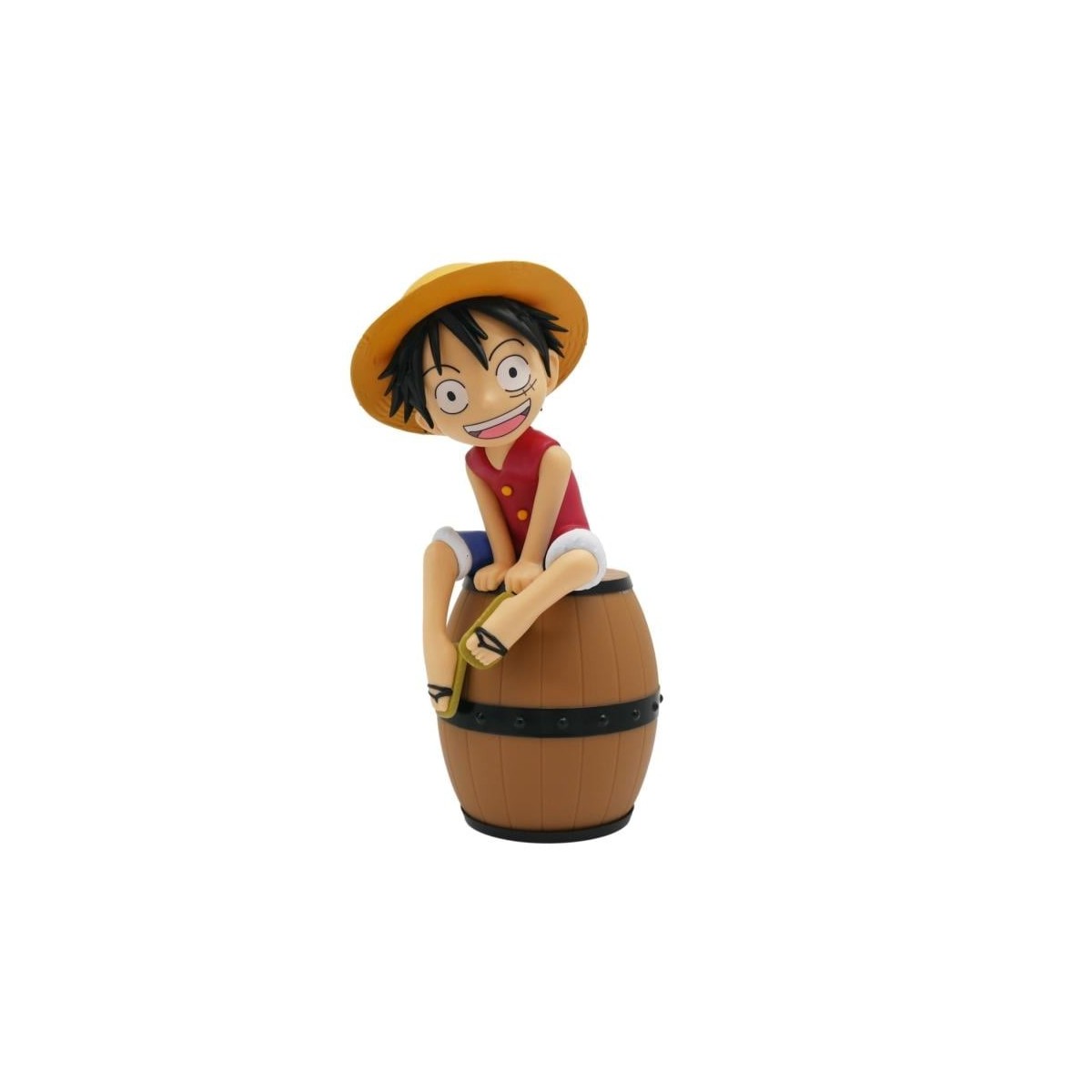 ONE PIECE - Luffy sur Tonneau - Figurine Lumineuse - 27 cm