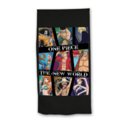 ONE PIECE - The New World - Serviette de Plage 100% Polyester 70x140cm