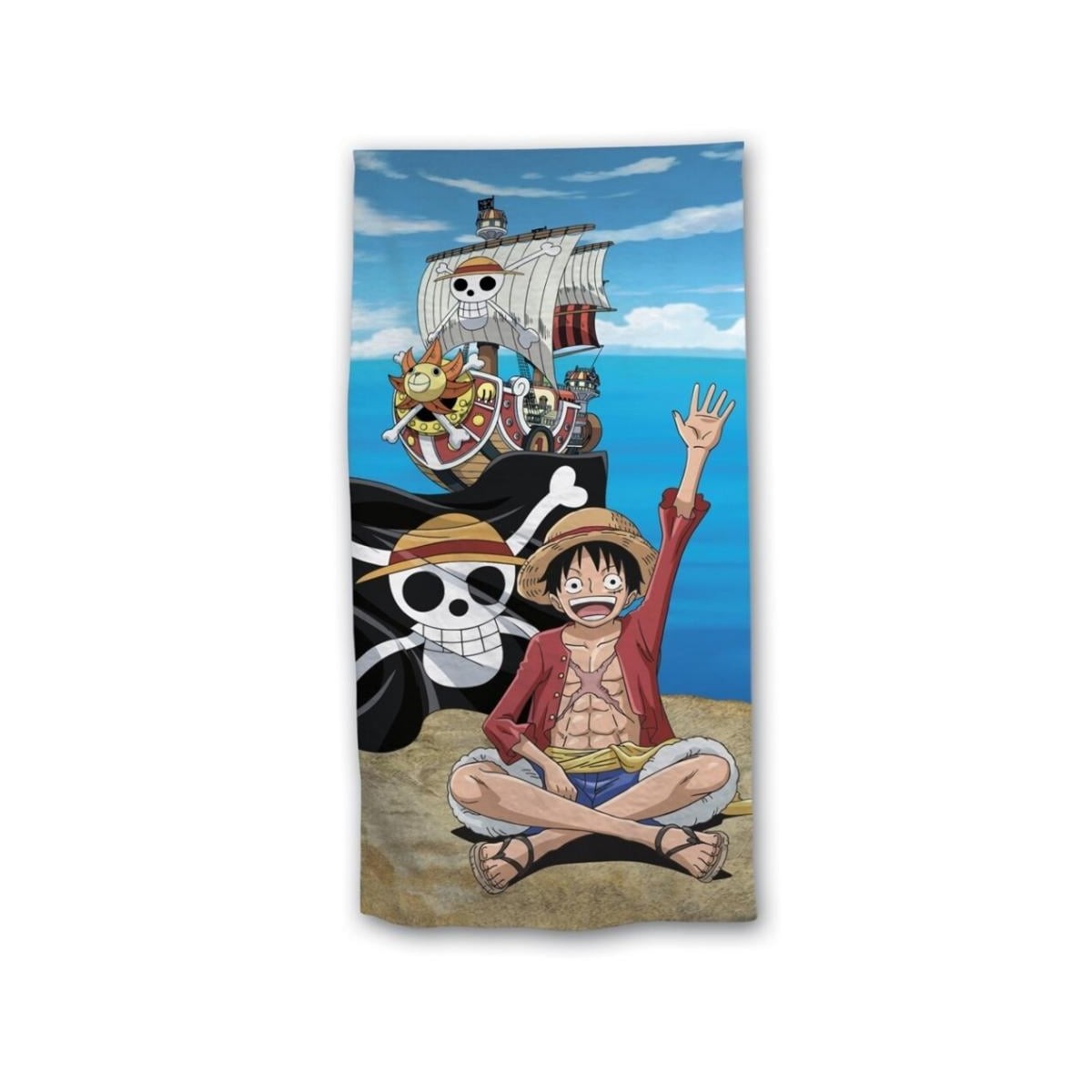 ONE PIECE  Serviette de Plage 100% Coton 70x140cm