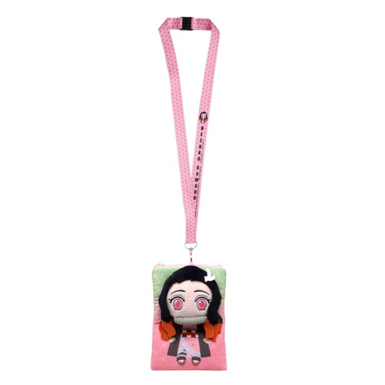 DEMON SLAYER - Nezuko Deluxe - Lanyard avec pochette porte-cartes