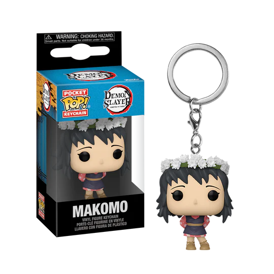 DEMON SLAYER - Pocket Pop Keychains - Makomo (Flower Headdress)