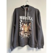 ATTACK ON TITAN - Sweat Capuche TRIO Grey (L)