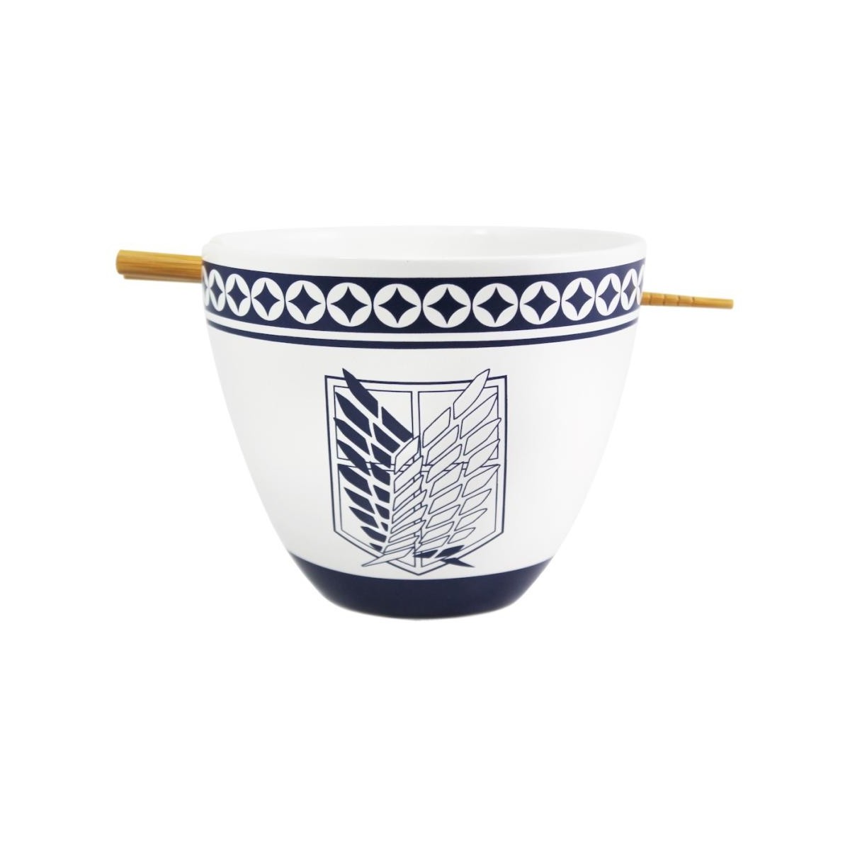 ATTACK ON TITAN - Bol à Ramen avec Baguette 470ml - Emblem