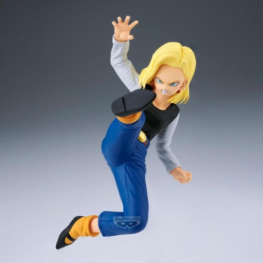 DRAGON BALL Z - Android 18 & Mr. Satan -Figurine Match Makers 11 & 8cm