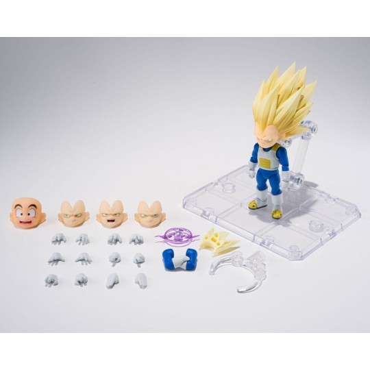 DRAGON BALL DAIMA - Super Saiyan 3 Mini Vegeta -Fig. S.H. Figuarts 8cm
