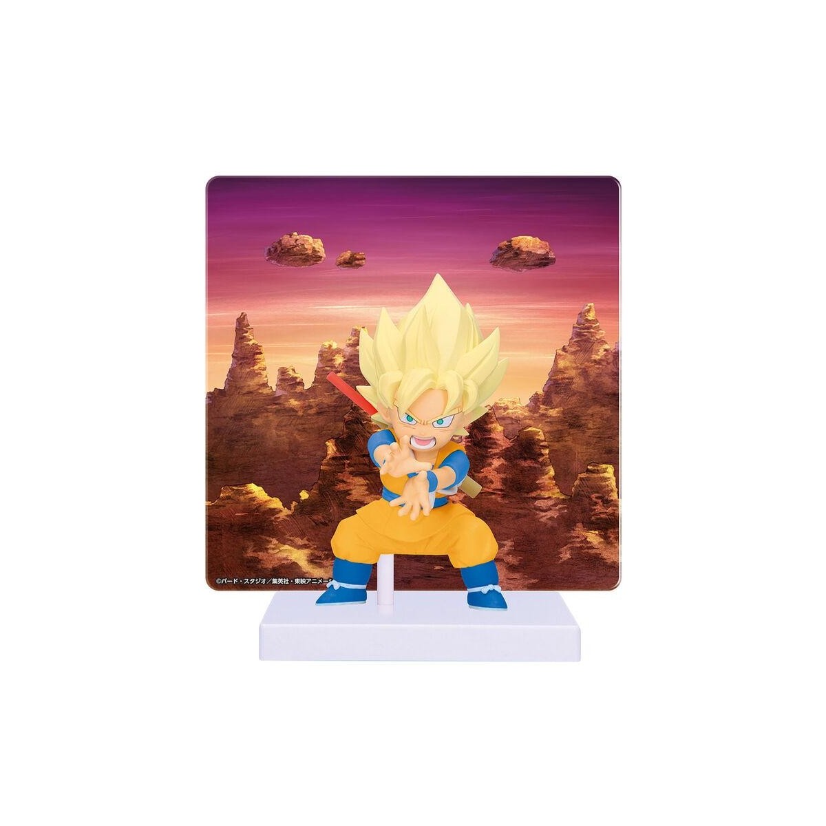 DRAGON BALL DAIMA - Goku - Figurine 7cm (Avec Panel 13cm)