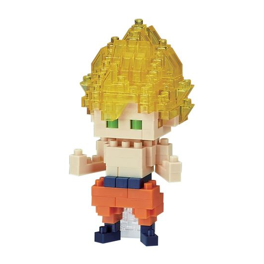 DRAGON BALL - Son Goku Super Saiyan - Figurine Nanoblock 10cm