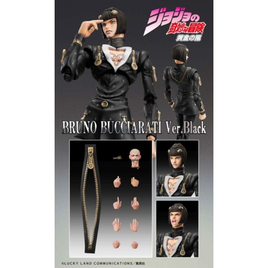 JOJO PART 5 - Bruno Bucciarati "Black Vers." - Figurine Chozokado 15cm