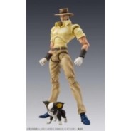 JOJO PART 3 - Joseph Joestar & Iggy - Fig. Super Action Chozokado 15cm