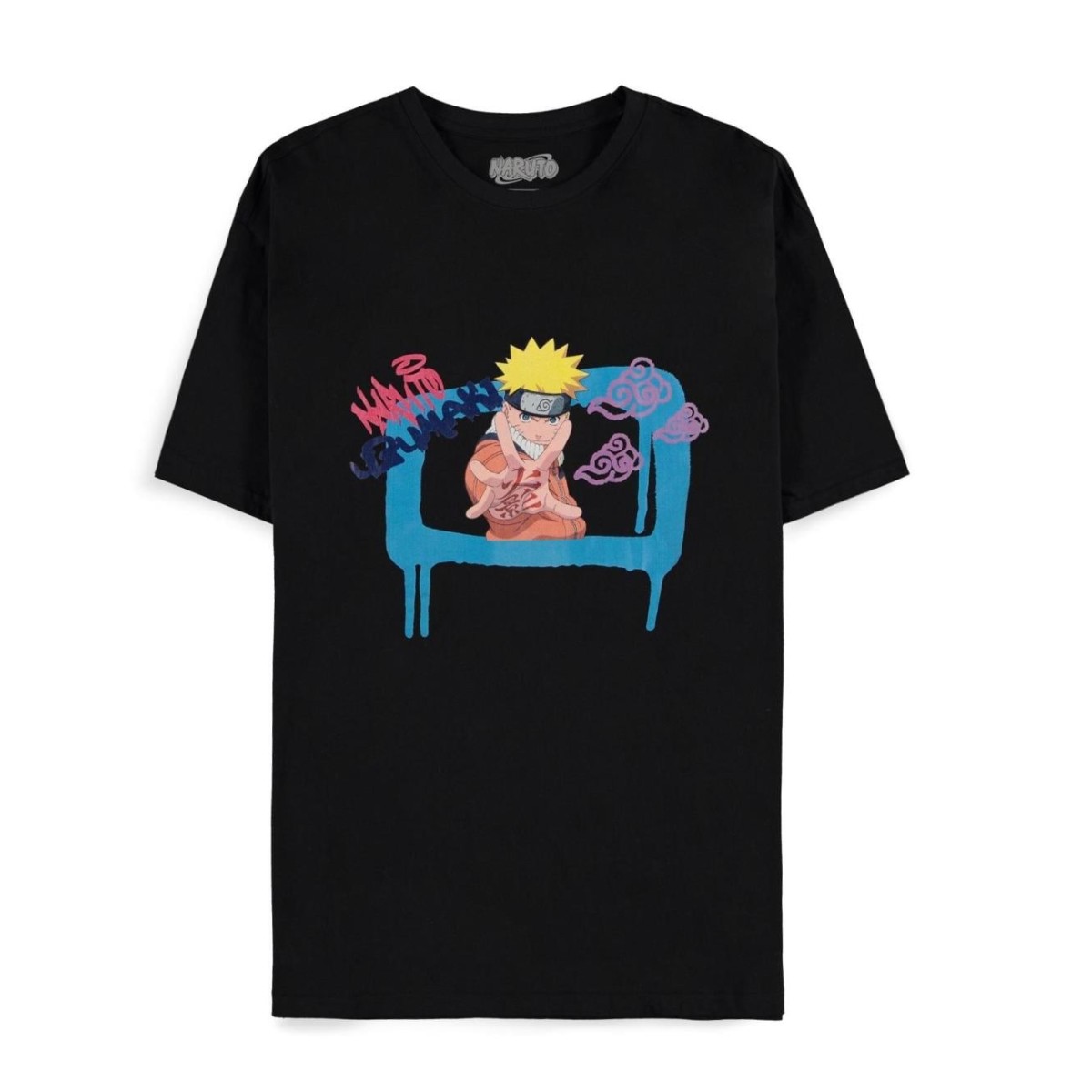 NARUTO - Graffiti Square - T-shirt Homme (XXL)