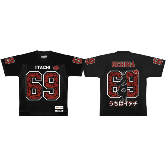 NARUTO - Itachi Akatsuki - T-Shirt Sports US Replica unisex (XXL)