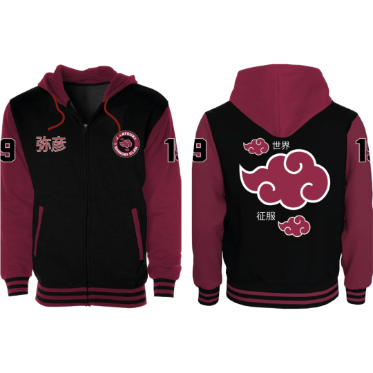 NARUTO SHIPPUDEN - Akatsuki - Blouson Teddy (S)