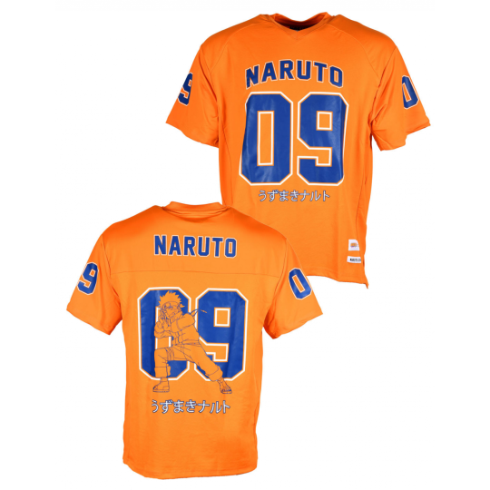 NARUTO - Naruto Uzumaki - T-Shirt Sports US Replica unisex (XXL)