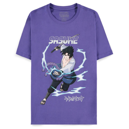 NARUTO - Sasuke Purple - T-Shirt Homme (M)