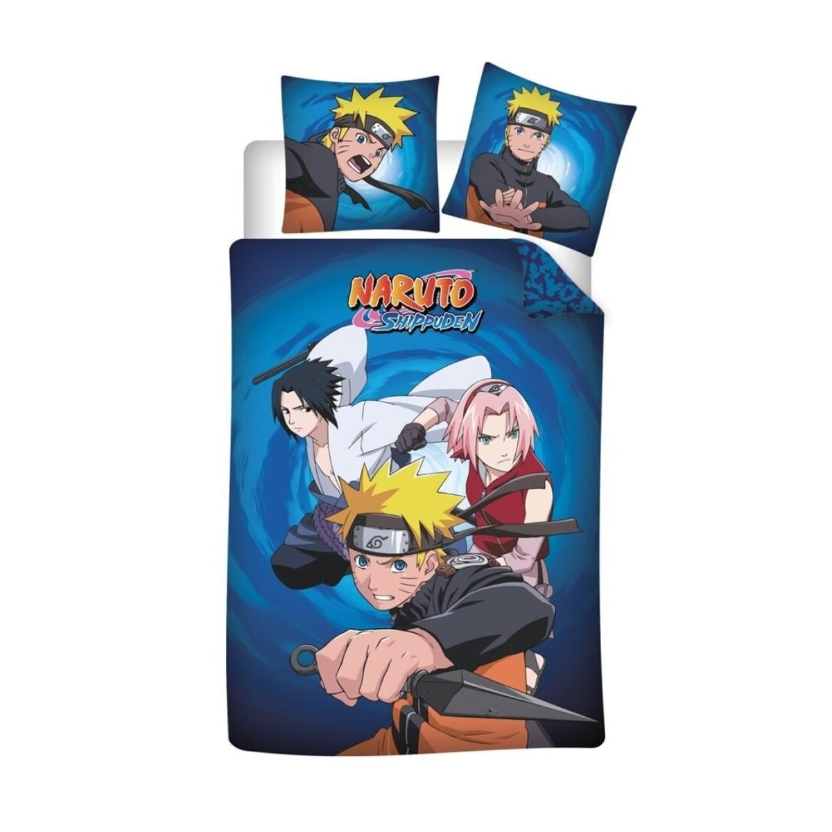 NARUTO SHIPPUDEN - Parure de lit 140x200cm - '100% Flanelle'
