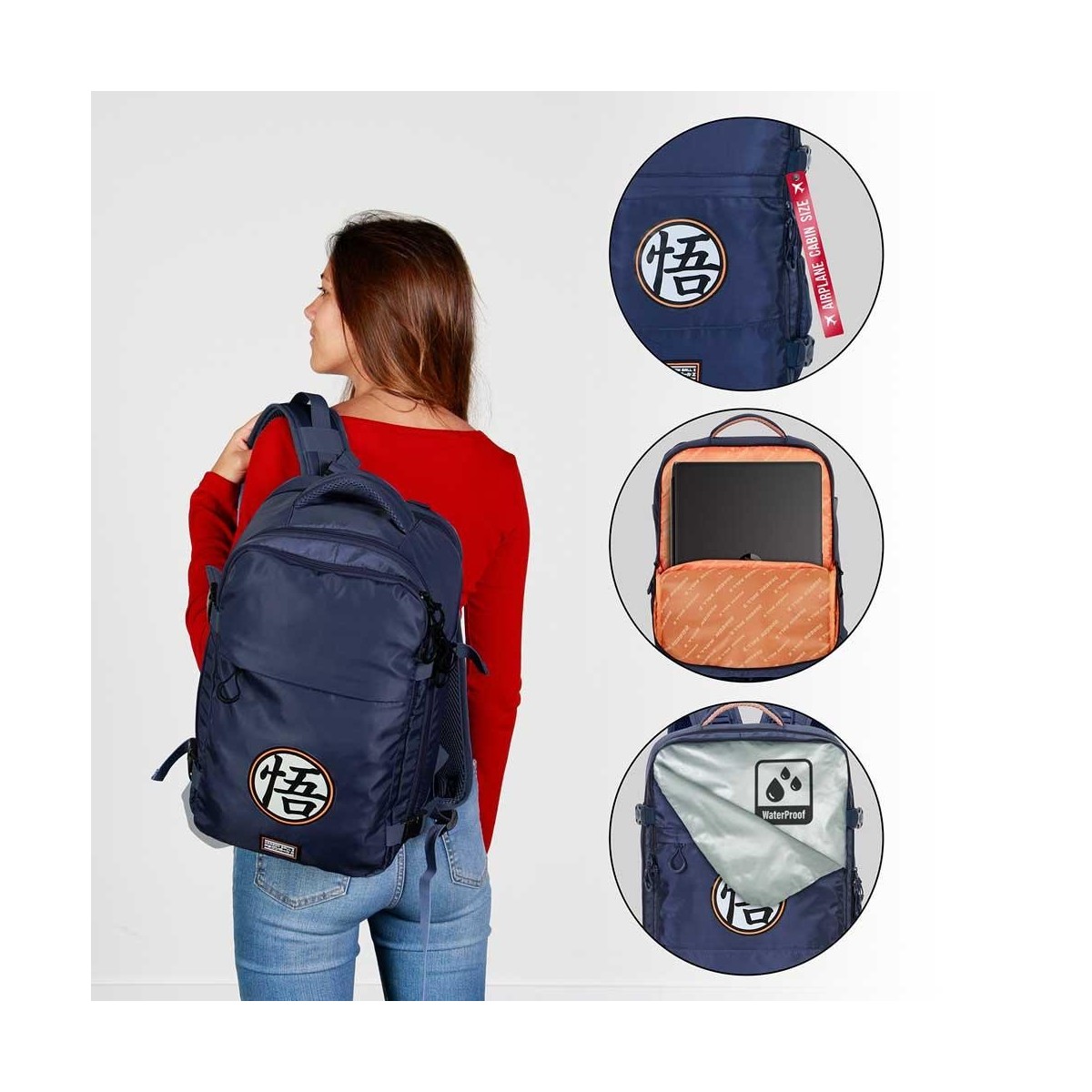 DRAGON BALL Z - Sac à Dos de Voyage Mercury Cabine '40x25x20cm'