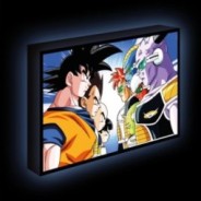 DRAGON BALL Z - Face Off - Canvas Lumineux 40X30 Cm