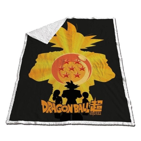 DRAGON BALL SUPER - Couverture Sherpa 130x170cm - Dragon Ball