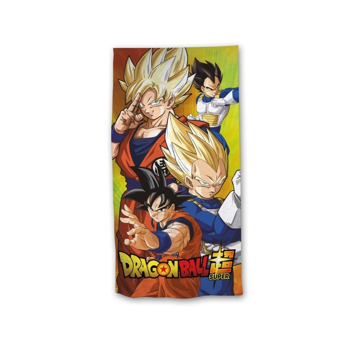 DRAGON BALL S - Super Saiyan - Serviette de Plage 100% Coton 70x140cm
