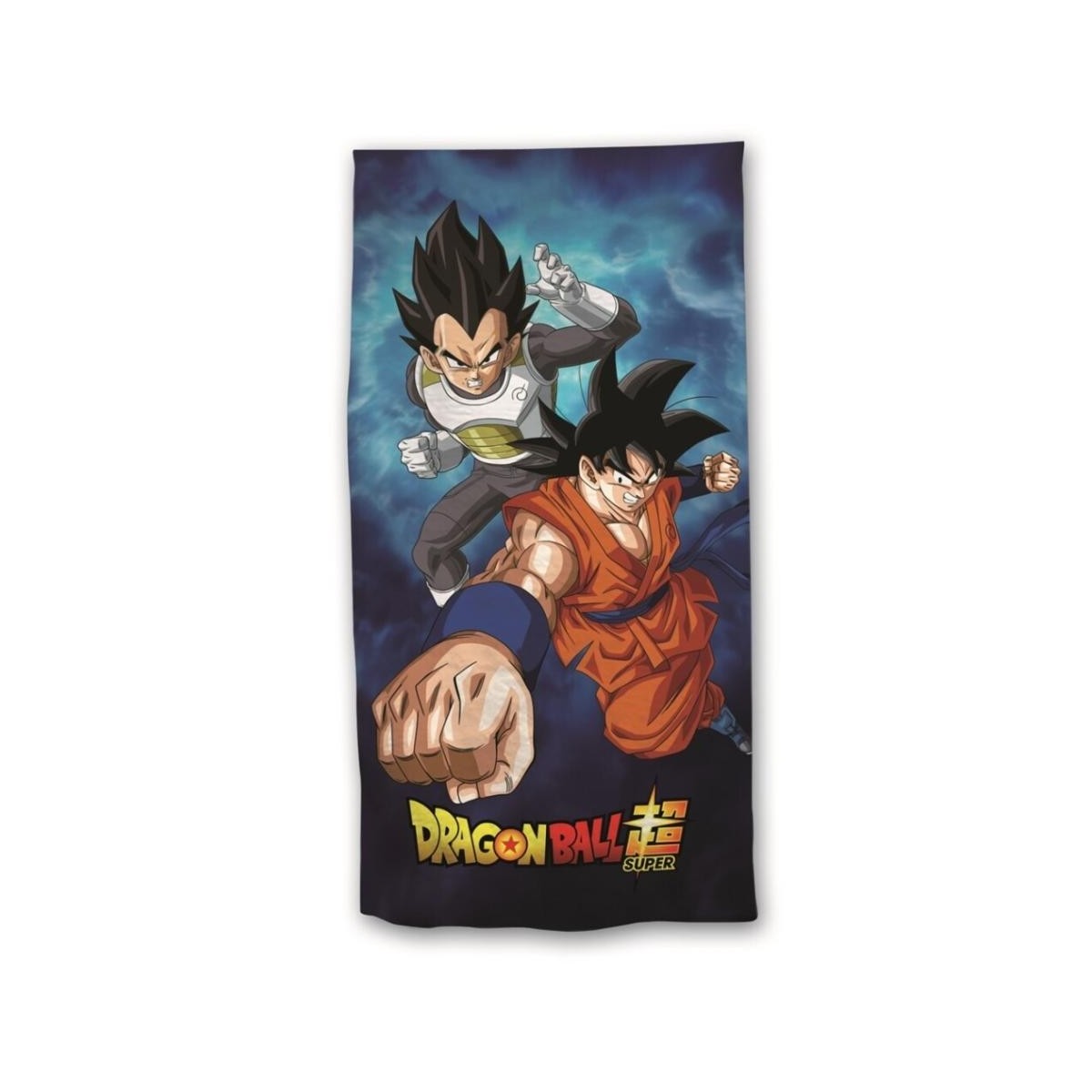 DRAGON BALL S - Goku & Vegeta - Serviette de Plage 100% Coton 70x140cm