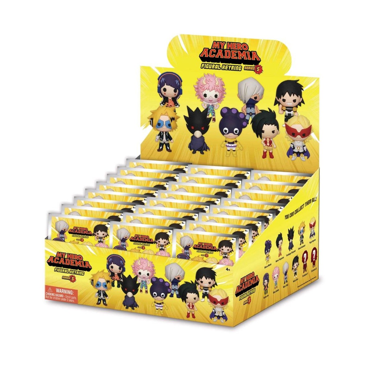 MY HERO ACADEMIA - Series 5 - 3D Foam Bag Clip (Display 24 Pcs)