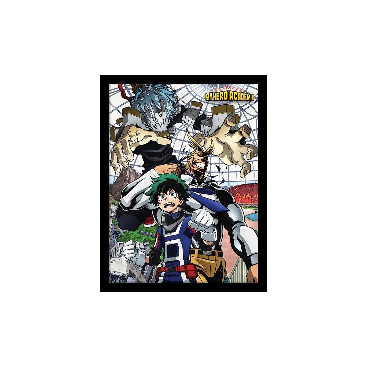 MY HERO ACADEMIA - An Enemy Threat - Impression encadrée 30x40cm
