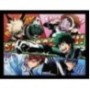 MY HERO ACADEMIA - Comic Action - Impression encadrée 30x40cm