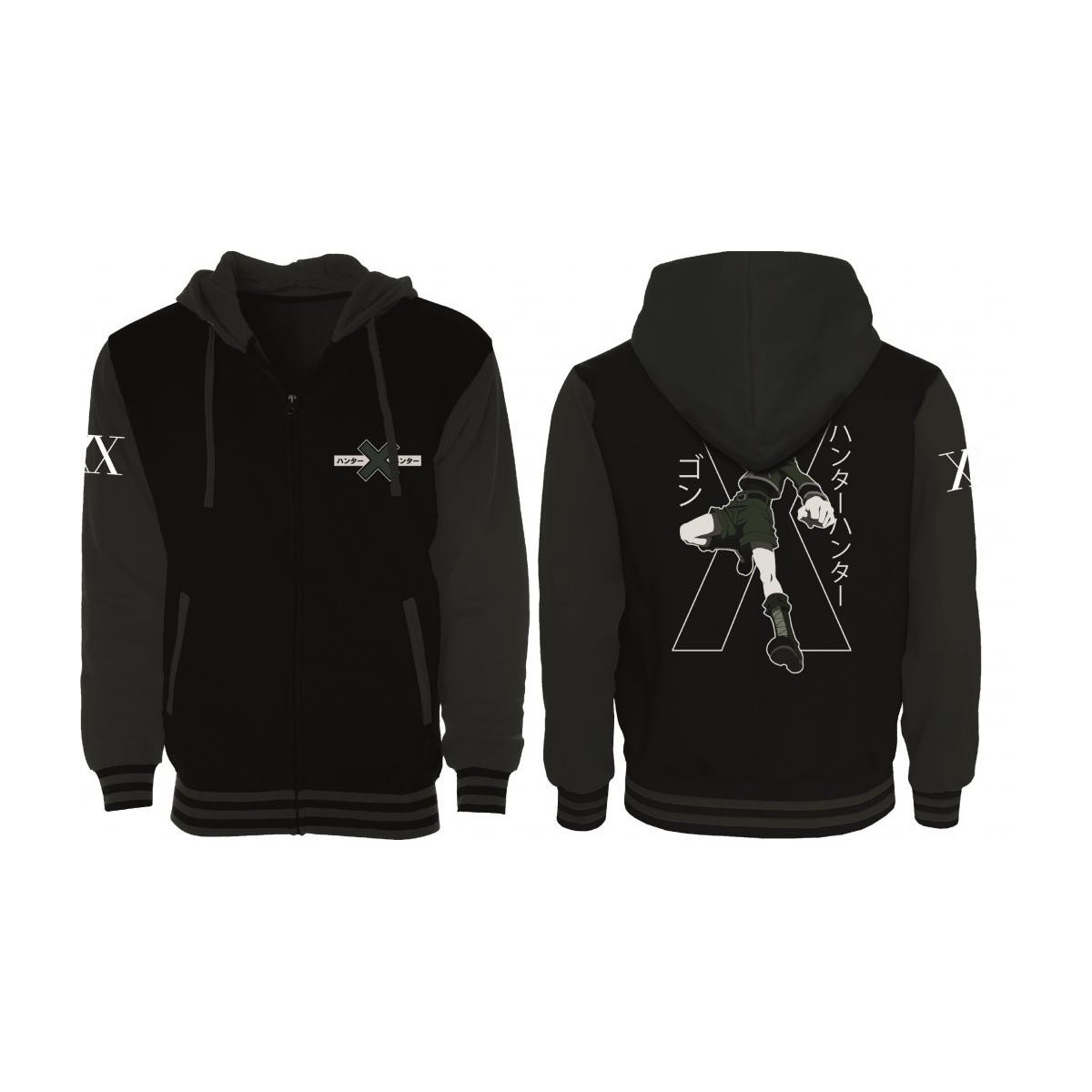 HUNTER X HUNTER - Gon Freecss - Jacket Varsity Homme (XL)